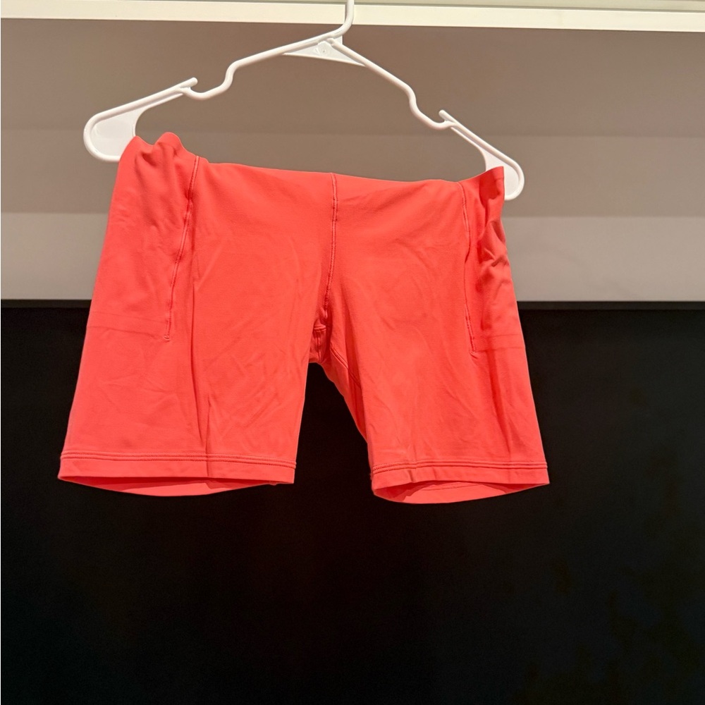 Aerie Vibrant Coral Athletic Shorts